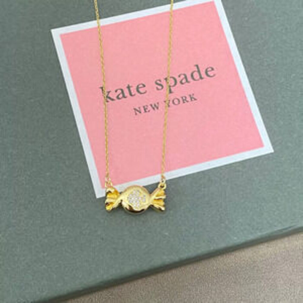 kate spade Gold Candy Diamond Studded Choker